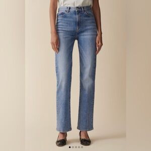 NWT size 26 JEANERICA Eiffel jeans mid vintage wash